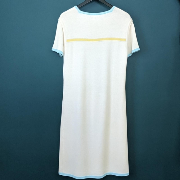 *SUPER RARE* Vintage 60s Courrèges Paris Mod SS Midi Dress Size M/L - Picture 6 of 7